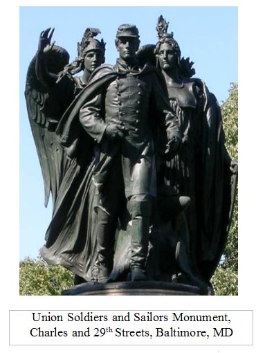 Union Soldiers and Sailors Monument, Charles and 29th Streets, Baltimore, MD